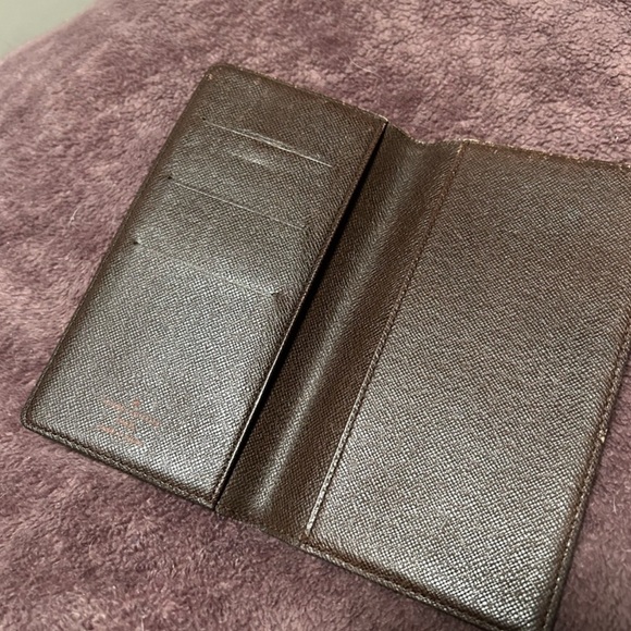 LV Damier Ebene Passport Holder / Long Wallet LOUIS VUITTON - Picture 3 of 5